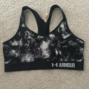 Splattered under armour sports bra.